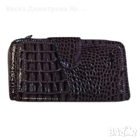 Елегантен дамски портфейл с луксозна текстура, снимка 8 - Чанти - 49293322