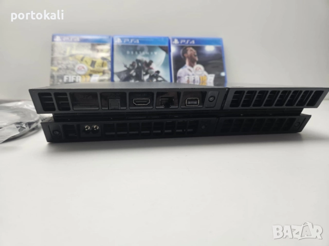 +Гаранция! PS4 Playstation 4 Плейстейшън 4 500GB джойстик игра кабели 3 игри, снимка 6 - PlayStation конзоли - 46232488
