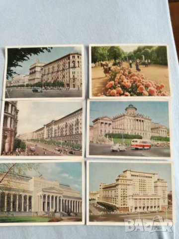 Стари картички от Москва от 1956 г.