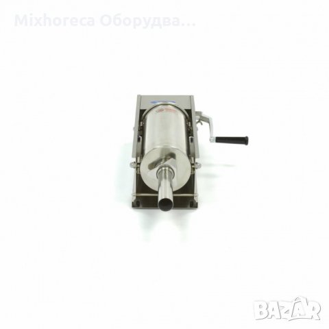 Машина за пълнене на наденици, 5л - Хоризонтална - неръждаема стомана, с включени 4 приставки, снимка 4 - Обзавеждане на кухня - 34873310