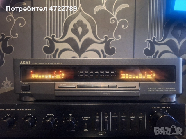 еквалайзер AKAI EA M800, снимка 4 - Еквалайзери - 53603500