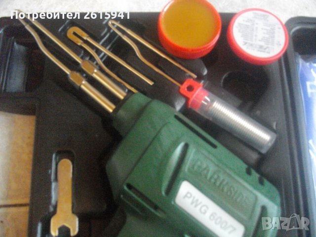 Нов 180-100 Вата-Професионален Ел.Поялник-Пълен Голям Комплект-Холандия/Германия-KINZO/Parkside, снимка 16 - Поялници и запояване - 37340451