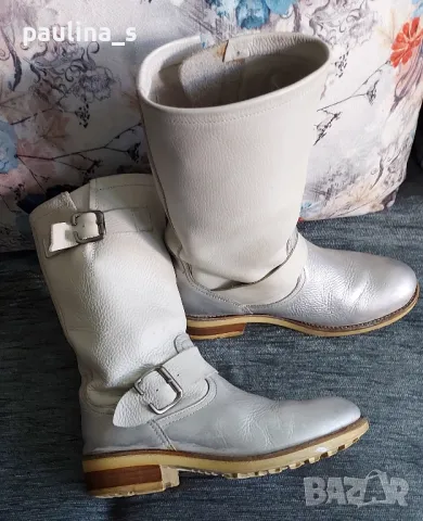 "Bullboxer" / естествена кожа / ботуши тип боти / N39, снимка 10 - Дамски боти - 47493819