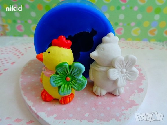 3d пиле с цвете силиконов молд форма декорация украса фондан торта гипс