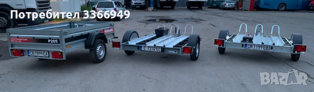 Ремаркета за мотори и АТВ под наем, снимка 6 - Ремаркета - 36534079