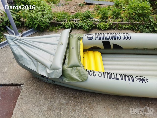 Надуваемо кану Amazonas 335, снимка 3 - Водни спортове - 33140427