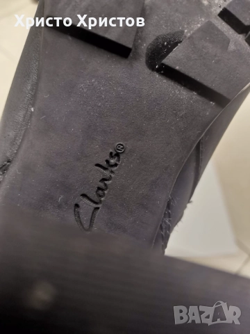 Дамски боти Clarks / Размер 39.5 Стелка 25.5 см, снимка 7 - Дамски боти - 52845314