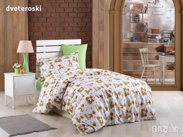 Спален комплект за кошара - 100% памук- без обиколници, снимка 3 - Спално бельо и завивки - 18694429