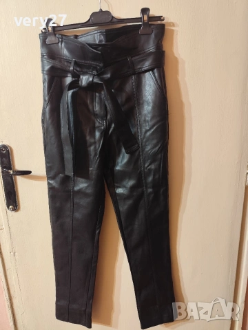 нов кожен панталон S ка