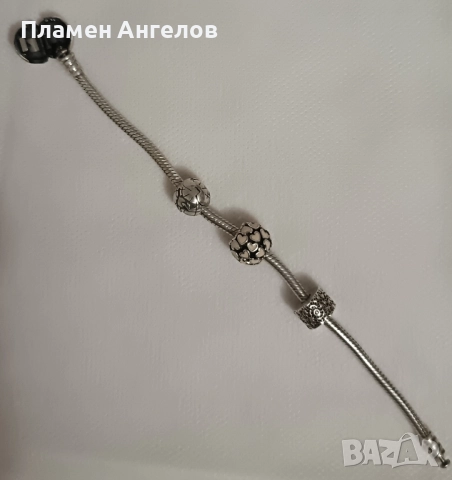 Сребърна гривна Pangora Moments ALE S 925, снимка 4 - Гривни - 52408397