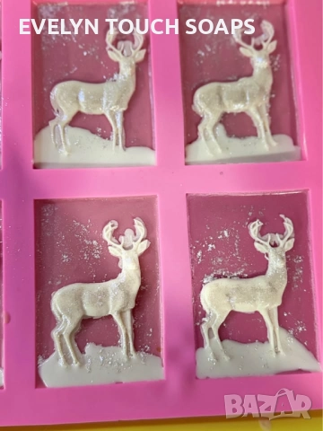 Коледен сапун със аромат захарно бастунче🍭🍭🍭, снимка 2 - Козметика за тяло - 52807202