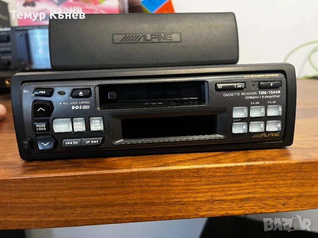 Alpine TDM-7544R + Alpine CHM-S611, снимка 8 - Радиокасетофони, транзистори - 53037033