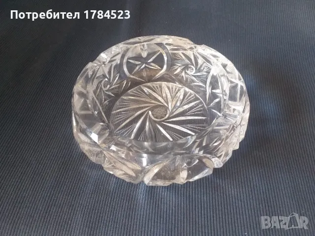 Кристален пепелник., снимка 3 - Сервизи - 47813128