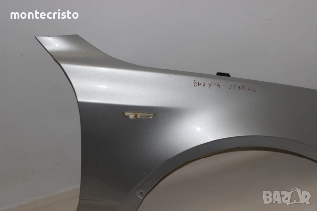 Десен калник BMW X3 E83 (2003-2010г.) с отвори за декоративна вежда / 41353405922, снимка 4 - Части - 52668563