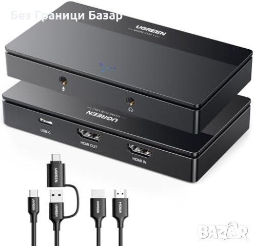 Нова Видео Карта UGREEN 1080P 60Hz HDMI USB C за Стрийминг Гейминг