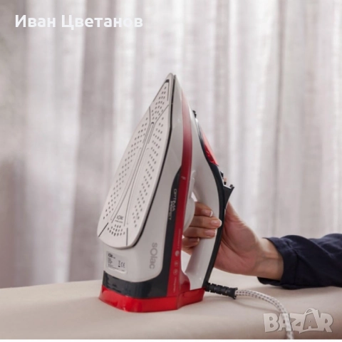 Ютия Solac Optima Perfect – 2600W, керамична плоча, 170 g/min пара, 380 мл резервоар, снимка 2 - Ютии - 51947201