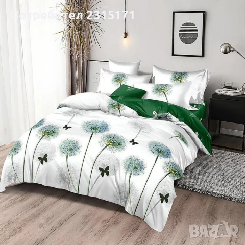 Двулицев спален комплект, снимка 2 - Спално бельо - 51311066