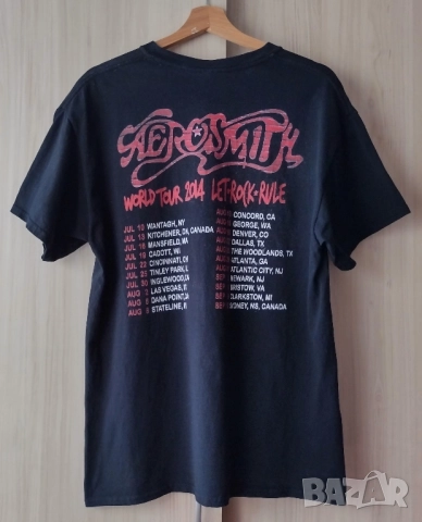 Aerosmith World Tour 2014 / Let Rock Rule Tour - мъжка тениска, снимка 2 - Тениски - 51882122