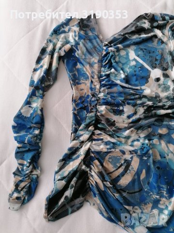 Дамска асиметрична блуза , снимка 3 - Туники - 40790194