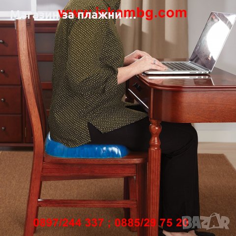 Ортопедична Силиконова Възглавница за стол или седалка Egg Sitter , снимка 5 - Други стоки за дома - 28815470