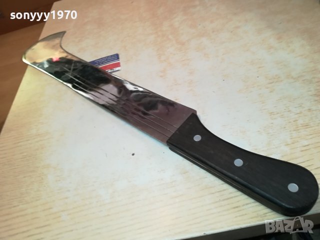 кукри-мачете инокс хром 57х11см от франция 1911231616, снимка 8 - Антикварни и старинни предмети - 43059844