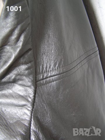 Мъжки кожен реглан,кожена шуба ,манто L 52/54, снимка 15 - Колекции - 30646558