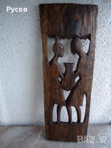 Африканска дърворезба, снимка 3 - Декорация за дома - 43093850