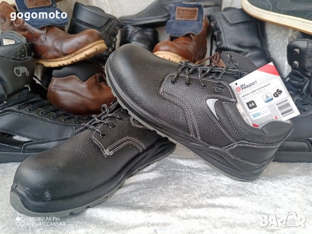 НОВИ ВОДОУСТОЙЧИВИ,професионални НЕМСКИ работни обувки, 43 - 44,SAFETY my PROJEKT® S3,естествена кож, снимка 10 - Други - 43517562