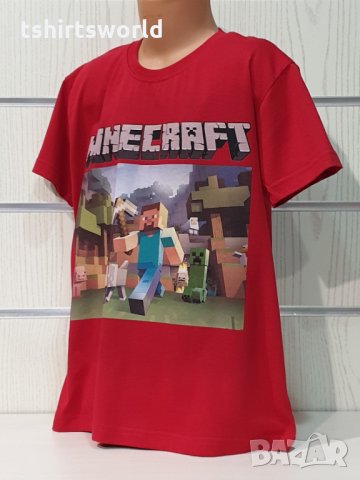 Нова детска тениска с дигитален печат MINECRAFT (Майнкрафт), снимка 6 - Детски тениски и потници - 33538191