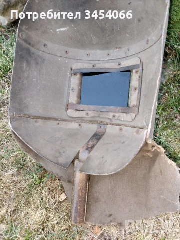 Антика-маска за заваряване. , снимка 2 - Антикварни и старинни предмети - 51322844