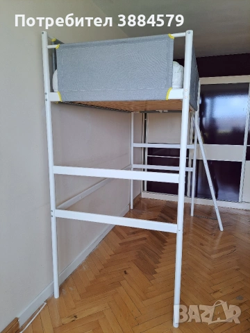 Легло - надстройка Икеа!, снимка 4 - Мебели за детската стая - 53181167
