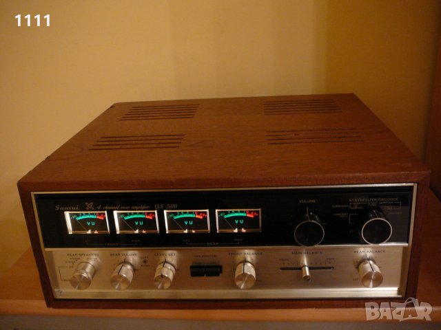 SANSUI QS-500, снимка 4 - Ресийвъри, усилватели, смесителни пултове - 35349055