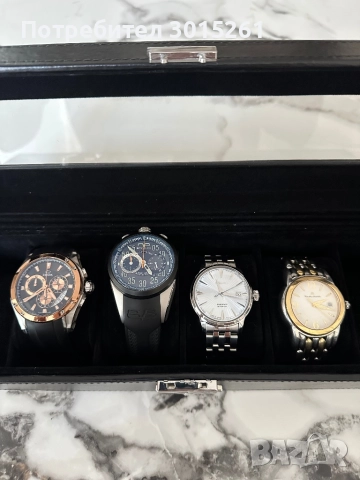 Лот часовници Longines, Seiko, Edox, снимка 3 - Луксозни - 51550411