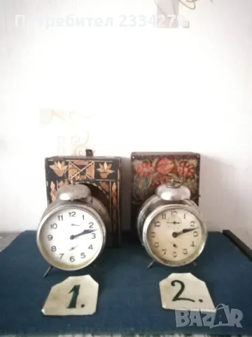 Стари часовници будилници от 30-40те години. , снимка 12 - Антикварни и старинни предмети - 48217246