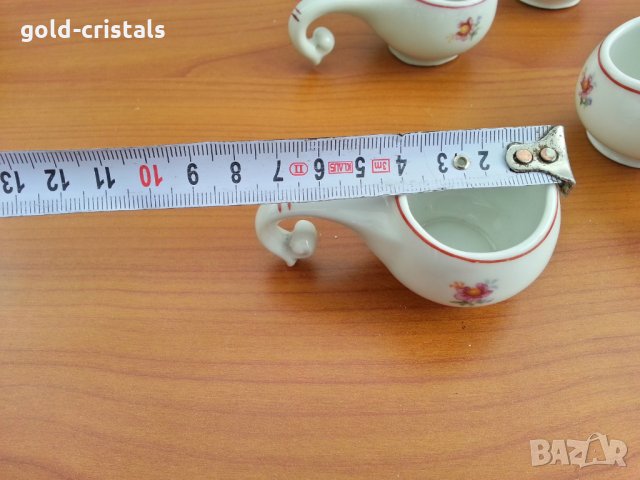 Антикварни порцеланови чашки кратунки 55г, снимка 2 - Антикварни и старинни предмети - 28448668