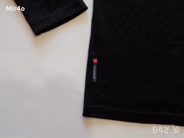 блуза devold merino wool фанела худи горнище суичър термо бельо туризъм планина мъжка оригинална S, снимка 3 - Спортни дрехи, екипи - 44752013