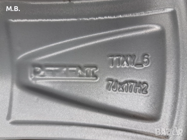 Лети джанти 17 цола 5х112мм, снимка 5 - Гуми и джанти - 52885748