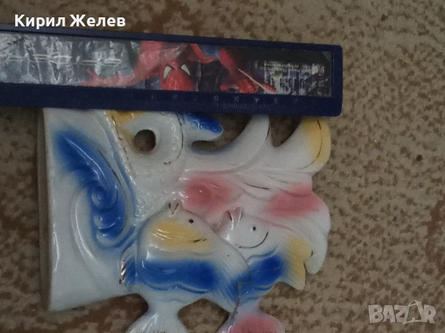 Ваза с риби порцелан 51708, снимка 7 - Вази - 52044448