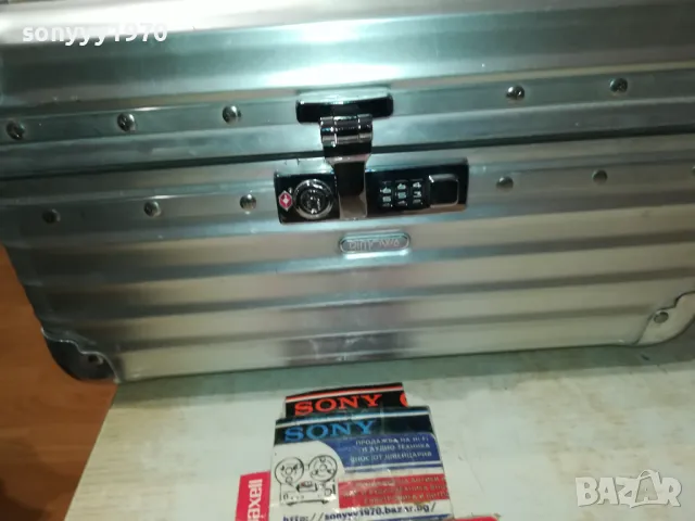заявен-RIMOWA GERMANY 1898-МАРКОВ АЛУМИНИЕВ КУФАР 1904251928LNWC, снимка 6 - Микрофони - 49962591