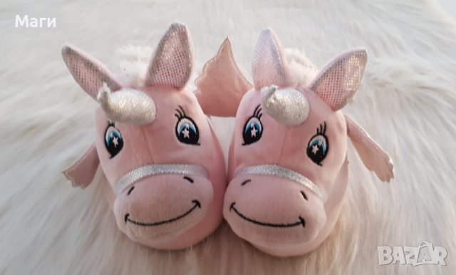 Детски пантофи Еднорог №26/27, снимка 9 - Детски пантофи - 39652986