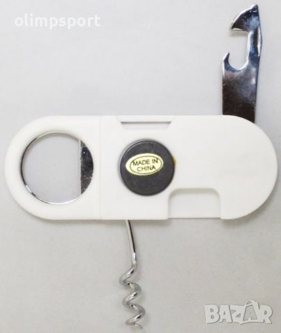 Отварачка с магнит и тирбошон. Отварачки за бутилки и за консерви. Материал: PVC, метал. Цвят: разли