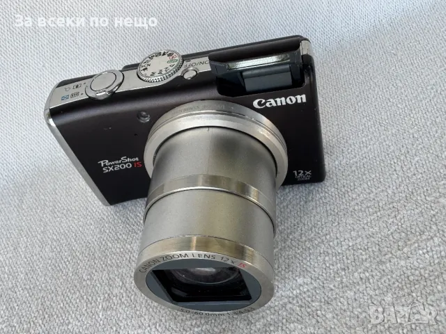 Цифров фотоапарат Canon PowerShot SX200 is , 12.1MP , 12X ZOOM, снимка 1 - Фотоапарати - 49504946