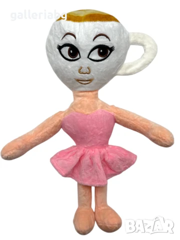 Балерина Капучина – плюшена играчка от Brainrot ☕🩰