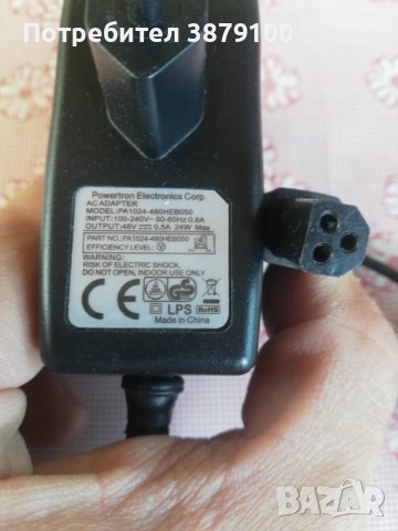зарядно адаптор 48v 0.5A, снимка 2 - Друга електроника - 42995102