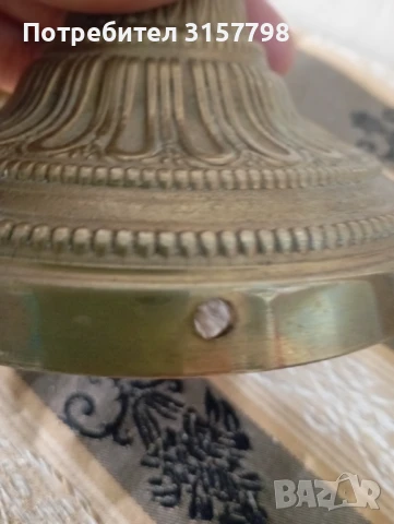 Два барокови свещника комплект, снимка 4 - Други ценни предмети - 50565141