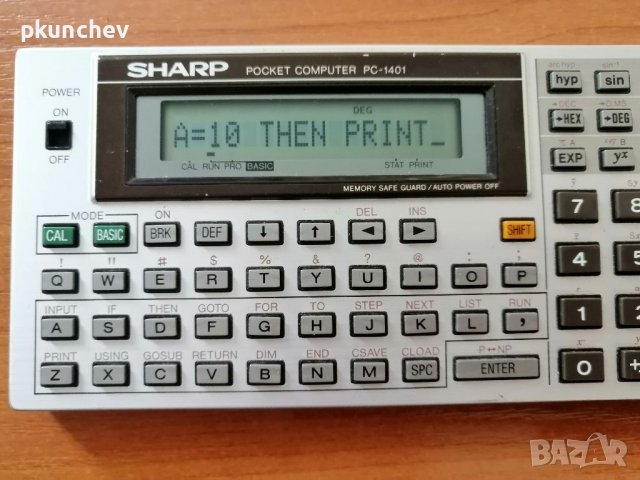 Ретро компютър SHARP PC-1401, снимка 3 - Друга електроника - 38507859