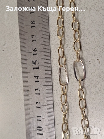 Златно колие 7,26гр, снимка 3 - Колиета, медальони, синджири - 53491923