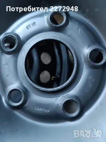 метални джанти Фолксваген 5 112 15 цола   , снимка 2 - Гуми и джанти - 50003858