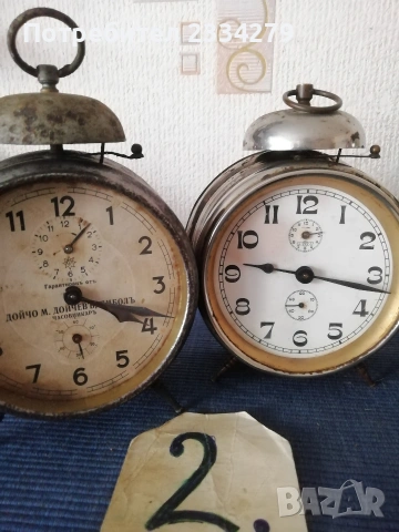Стари часовници будилници от 30-40те години. , снимка 18 - Антикварни и старинни предмети - 48217246