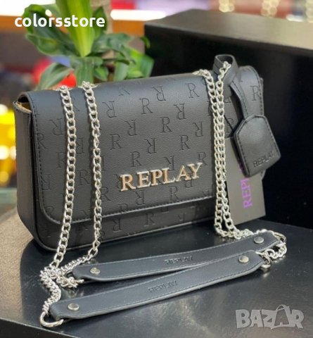 Черна луксозна чанта  Replay код SG 463